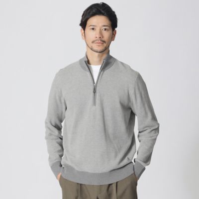 ＜Paul Stuart (Men)＞コットンミックスメランジカノコハーフジップセーター（Ｊ１Ｎ１５２２８＿＿）