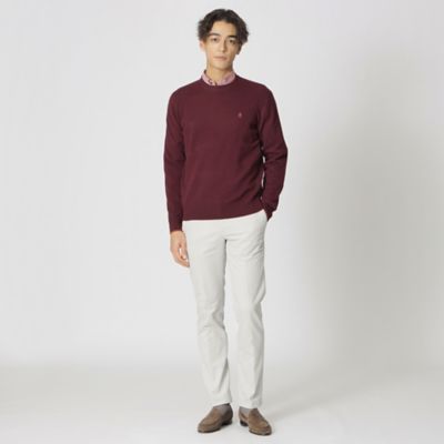 S【未使用】1PIU1UGUALE3 GOLF クルーネック ニット MT セール】タータンチェック クルーネック セーター【adidas Golf