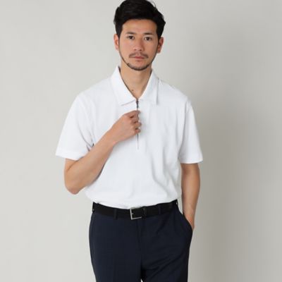 コットンカノコハーフジップポロシャツ ｚｉｐポロ ｊ１ｐ０４５５３ 三越伊勢丹オンラインストア 公式