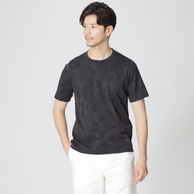 ＜Paul Stuart (Men)＞コットンパームシャドーハイゲージジャカードＴシャツ（Ｊ１Ｐ０５１３９＿＿）