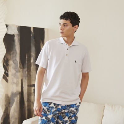 ＜Paul Stuart (Men)＞ミックスカラーコットンカノコカッタウェイポロシャツ（アイコンポロシャツ）（Ｊ１Ｐ１０１３４＿＿）
