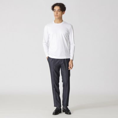 【Ｎｉｋｋｅｉ　ｍａｇａｚｉｎｅ掲載】【追加生産決定】　「Ｄｒｅｓｓ　Ｔｅｅ　Ｓｈｉｒｔｓ」　コットンスムースロングスリーブドレスＴシャツ／