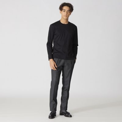【Ｎｉｋｋｅｉ　ｍａｇａｚｉｎｅ掲載】【追加生産決定】　「Ｄｒｅｓｓ　Ｔｅｅ　Ｓｈｉｒｔｓ」　コットンスムースロングスリーブドレスＴシャツ／