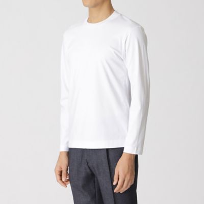 【Ｎｉｋｋｅｉ　ｍａｇａｚｉｎｅ掲載】【追加生産決定】　「Ｄｒｅｓｓ　Ｔｅｅ　Ｓｈｉｒｔｓ」　コットンスムースロングスリーブドレスＴシャツ／