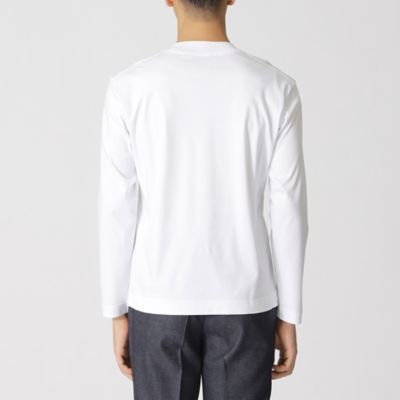 【Ｎｉｋｋｅｉ　ｍａｇａｚｉｎｅ掲載】【追加生産決定】　「Ｄｒｅｓｓ　Ｔｅｅ　Ｓｈｉｒｔｓ」　コットンスムースロングスリーブドレスＴシャツ／