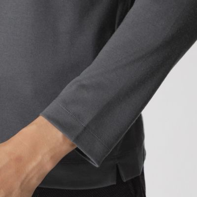 【新登場！】ウールプレーティングモックネックドレスＴシャツ（Ｊ１Ｐ８４４２２＿＿）