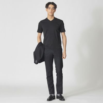 【Ｎｉｋｋｅｉ　ｍａｇａｚｉｎ掲載】「Ｄｒｅｓｓ　Ｔｅｅ　Ｓｈｉｒｔｓ」ドレスＶネックＴシャツ（Ｊ１Ｐ８５５２０＿＿）