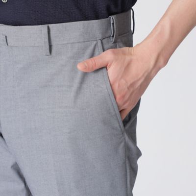 「Ａｄｊｕｓｔａｂｌｅ　Ｆｉｔ」プラスクールハウンドトゥーススラックス【接触冷感】（Ｊ１Ｑ３９１６２＿＿）