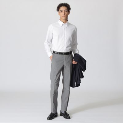 「Ａｄｊｕｓｔａｂｌｅ　Ｆｉｔ」「Ｋｅｅｐ　Ｐｒｅｓｓｅｄ」アポロックコットンストレッチトラウザーズ（Ｊ１Ｑ３９５６５＿＿）