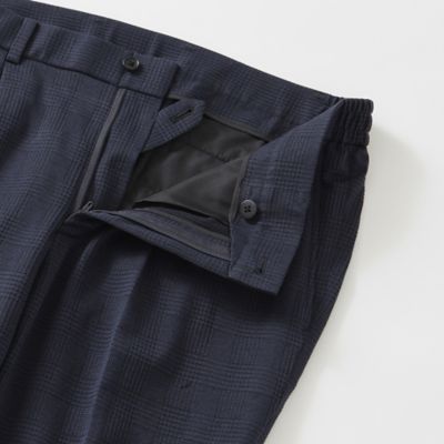 「ＳＴＵＡＲＴ’Ｓ　ＴＲＡＶＥＬＥＲ」　シャドウグレンチェックジャージーパンツ　（セットアップ対応）（Ｊ１Ｑ５４３８０＿＿）
