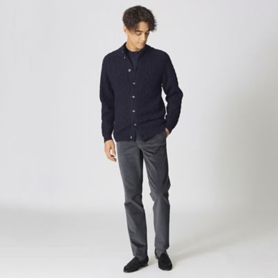 「Ａｄｊｕｓｔａｂｌｅ　Ｆｉｔ」二重織　スエードストレッチパンツ（Ｊ１Ｒ５１４４３＿＿）