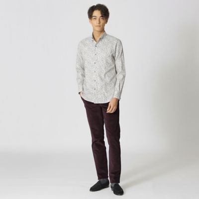 「Ａｄｊｕｓｔａｂｌｅ　Ｆｉｔ」二重織　スエードストレッチパンツ（Ｊ１Ｒ５１４４３＿＿）