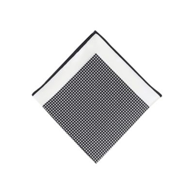 【Ｎｉｋｋｅｉ　Ｍａｇａｚｉｎｅ掲載】シルクプリントチーフ　千鳥柄（Ｊ１Ｕ３５２０１＿＿）