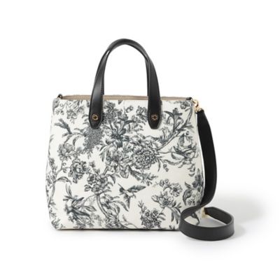 ＜Paul Stuart (Women)＞【Ｐｒｅｃｉｏｕｓ掲載】ドローイングフラワーバッグ（Ｋ１１０５５００＿＿）