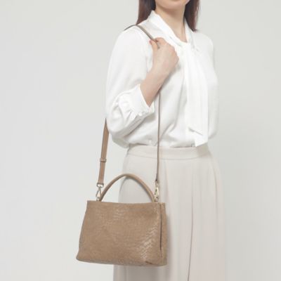 チェックメッシュハンドルバッグ【ショルダー取り外し可】（Ｋ１１０６３０２＿＿）