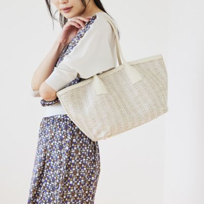 ＜Paul Stuart (Women)＞ステッチジュートバッグ（Ｋ１１０７１０７＿＿）