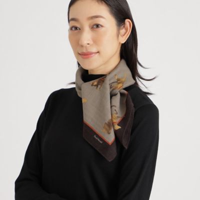 ＜Paul Stuart (Women)＞レトリバースカーフ（Ｋ１７２３２２３＿＿）