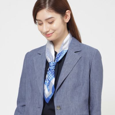 【Ｐｒｅｃｉｏｕｓ掲載】ブラッシュドットスカーフ（Ｋ１７２３３２３＿＿）