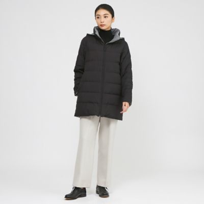 Paul Stuart リバーシブル 紺色ロングダウンベスト　ゴルフ他 Paul Stuart リバーシブル 紺色ロングダウンベスト ゴルフ他