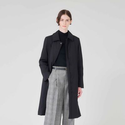 ＜Paul Stuart (Women)＞【ＢＬＡＣＫ　ＯＦ　ＢＬＡＣＫｓ／はっ水】ソフトタフタ　コート（Ｋ１Ａ０４６５１＿＿）