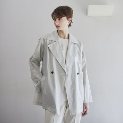 ＜Paul Stuart (Women)＞【Ｎｉｋｋｅｉ　ｍａｇａｚｉｎｅ掲載】【ウォッシャブル】エアリータフタ　コート（Ｋ１Ａ１３５２２＿＿）