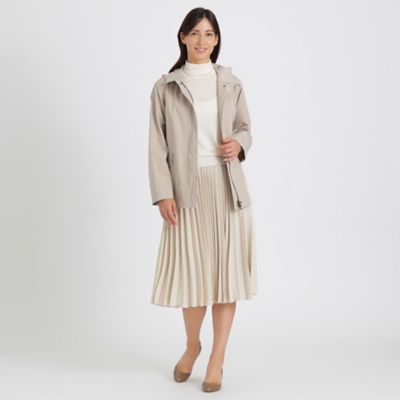 マイクロストレッチツイル ショートコート【はっ水加工