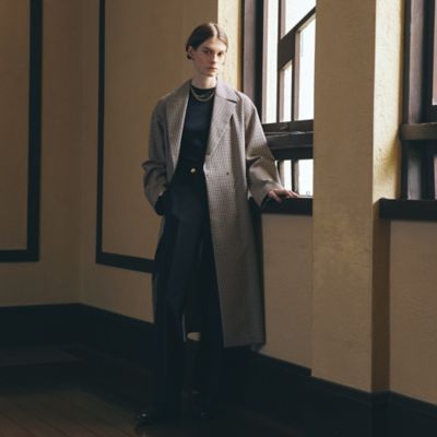 美品 ポールスチュアート トレンチコート タマムシ色 イギリス製 M 古着 SANYOCOAT×Paul Stuart】マスターシールド トレンチコート