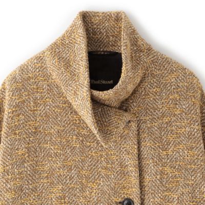 ブラウン★ベルテッドツイードハーフコート 楽天市場】ハーフコート メンズ チェスターコート スーツ