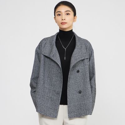＜Paul Stuart (Women)＞ライトミックスツイード　コート（Ｋ１Ｂ１０６５８＿＿）