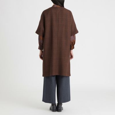 グレンチェックウール　コート（Ｋ１Ｂ２０２０８＿＿）