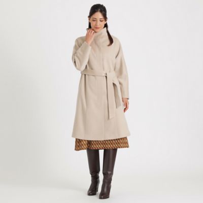 【未着用】Paul Stuart ウールカシミヤビーバースタンドコート ウールカシミヤビーバー スタンドカラーコート(コート)｜Paul