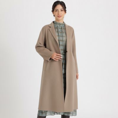 ＜Paul Stuart (Women)＞【Ｐｒｅｃｉｏｕｓ掲載】ウールリバー　コート（Ｋ１Ｂ２５２４４＿＿）