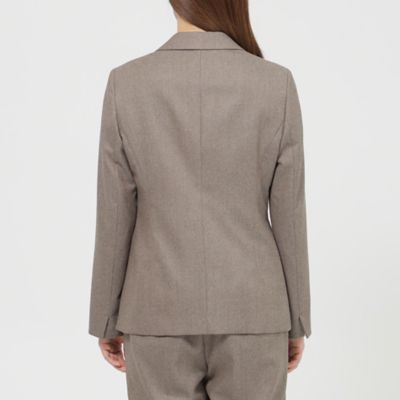 【ＷＥＢ・一部店舗限定／ウォッシャブル】ファインウールフラノ　ジャケット（Ｋ１Ｅ１６４９０＿＿）