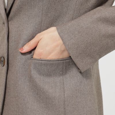 【ＷＥＢ・一部店舗限定／ウォッシャブル】ファインウールフラノ　ジャケット（Ｋ１Ｅ１６４９０＿＿）