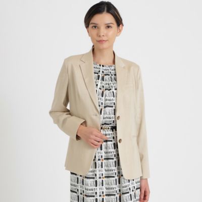 ＜Paul Stuart (Women)＞【ＷＥＢ限定】スラブシャンブレー　テーラードジャケット【ウォッシャブル】２３ＳＳ（Ｋ１Ｅ１８１８５＿＿）