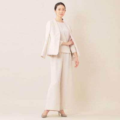 ウェイビーダブルクロス ノーカラージャケット【ウォッシャブル