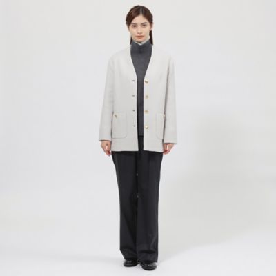 maison celon ウールツイードジャケット　アイボリー maison celon ウールツイードジャケット アイボリー