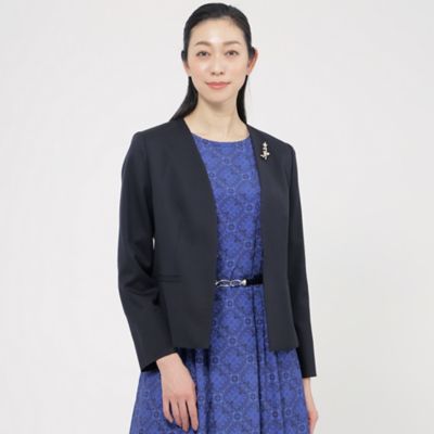 希少✨美品【ポールスチュアート】ノーカラージャケット