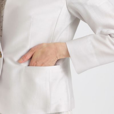カールマイヤー　ノーカラージャケット２３ＳＳ【ウォッシャブル】【抗菌防臭】（Ｋ１Ｅ５５１５８＿＿）