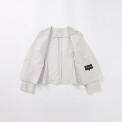 カールマイヤー　ノーカラージャケット２３ＳＳ【ウォッシャブル】【抗菌防臭】（Ｋ１Ｅ５５１５８＿＿）