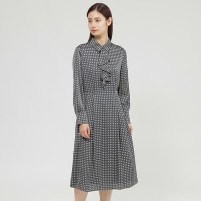 ＜Paul Stuart (Women)＞【ウォッシャブル】ラインドット　ワンピース（Ｋ１Ｊ０６６２１＿＿）