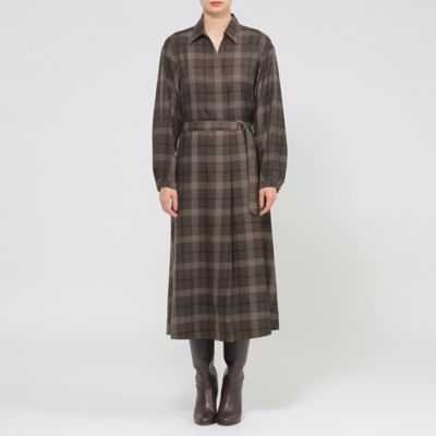 ウォッシャブル】ブロックチェック ワンピース（K1J07633＿＿