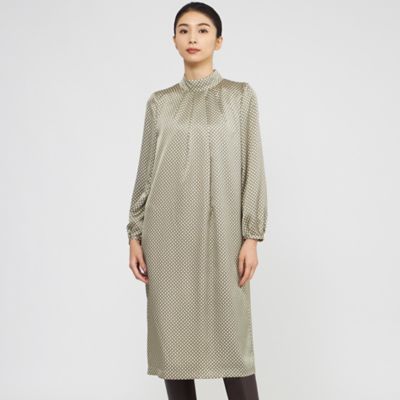 ＜Paul Stuart (Women)＞【ウォッシャブル】デュアルサークルプリント　ワンピース（Ｋ１Ｊ０８６３９＿＿）