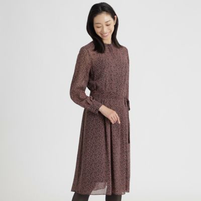 ＜Paul Stuart (Women)＞【サイトリニューアル記念】【ＷＥＢ限定】フルラージュプリント　ワンピース【ウォッシャブル】（Ｋ１Ｊ０９２８１＿＿）