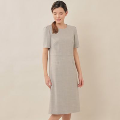 ＜Paul Stuart (Women)＞トリディメンションウール　ワンピース　（セットアップ）【ウォッシャブル】（Ｋ１Ｊ１２１１０＿＿）