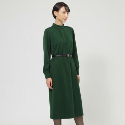 Paul Stuart (Women)/ポール・スチュアート【WEB・一部店舗限定】ストレッチポンチ ワンピース(K1J12683__) ミドリ76L ワンピース・ドレス【三越伊勢丹/公式】