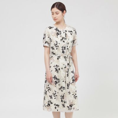 Paul Stuart (Women)/ポール・スチュアート 【ＷＥＢ・一部店舗限定】フローラル／ドットプリント　ワンピース（Ｋ１Ｊ１３５８６＿＿）