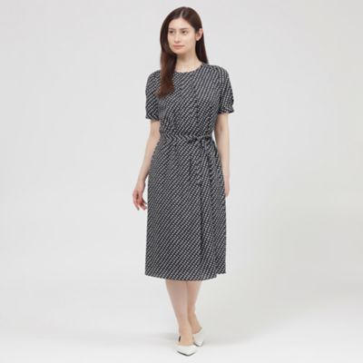 【ＷＥＢ・一部店舗限定】フローラル／ドットプリント　ワンピース（Ｋ１Ｊ１３５８６＿＿）