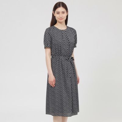【ＷＥＢ・一部店舗限定】フローラル／ドットプリント　ワンピース（Ｋ１Ｊ１３５８６＿＿）