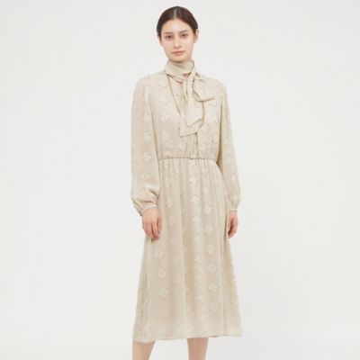 ＜Paul Stuart (Women)＞ラメカットジャカード　ワンピース（Ｋ１Ｊ１４６６１＿＿）